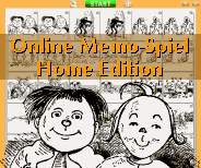 Online Memo-Spiel Home Edition "Max und Moritz" (Max. 70 aus 98 Bildpaaren)