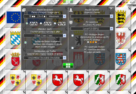 Online Memo-Spiel Home Edition "Wappen"